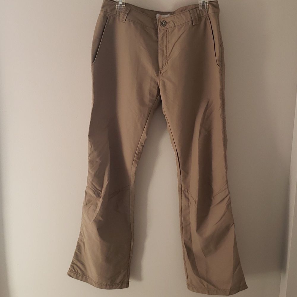 Cloudveil Jackson Hole Nylon Hiking Pant Womens 8 Tan Gorpcore Outdoor Camp